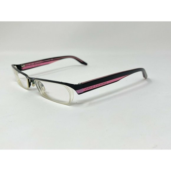 Armani Exchange Semi Rimless Eyeglasses AX219 0N6T 52 [] 17 130 Black Pink - Picture 4 of 12